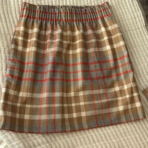 J. Crew “City” Skirt in Plaid